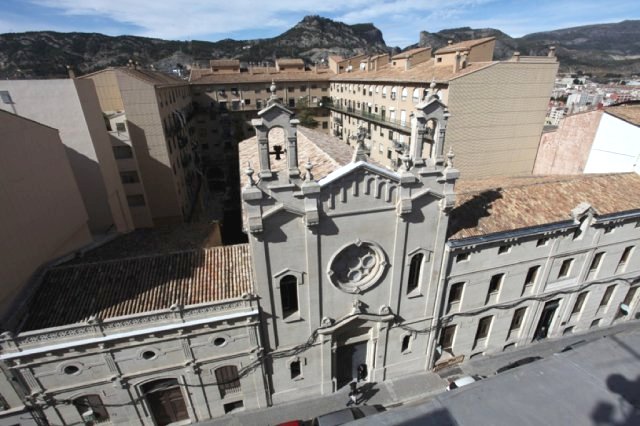 Vista aérea de La Capella de l’Antic Asil