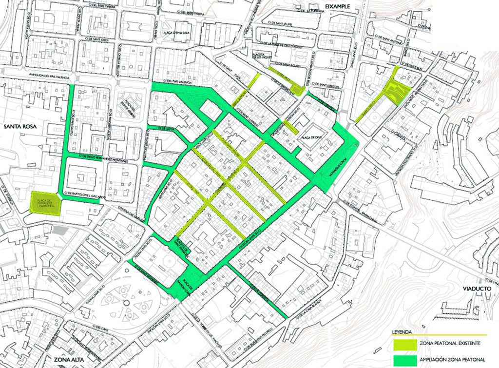Plan peatonalización Centro