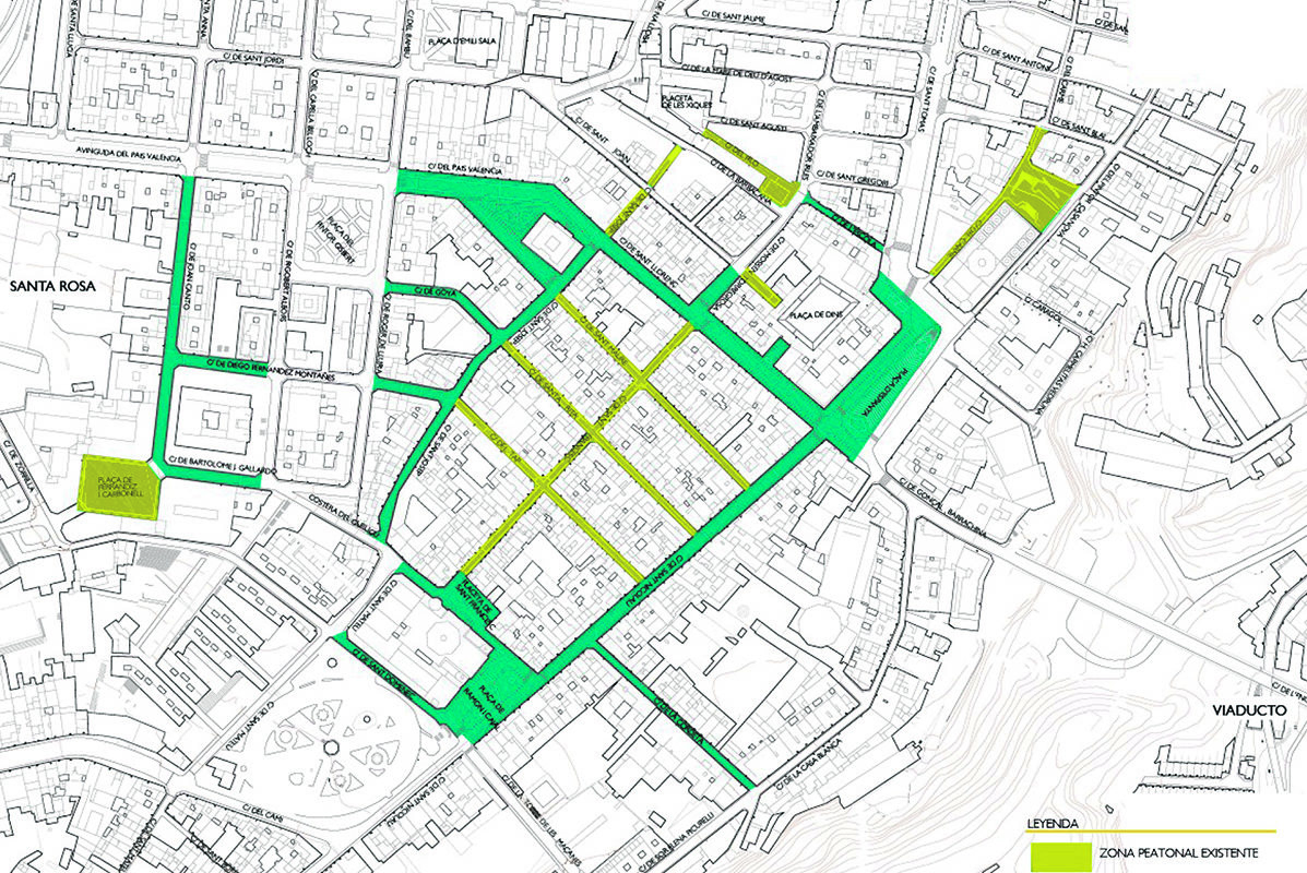 Plan peatonalización Centro