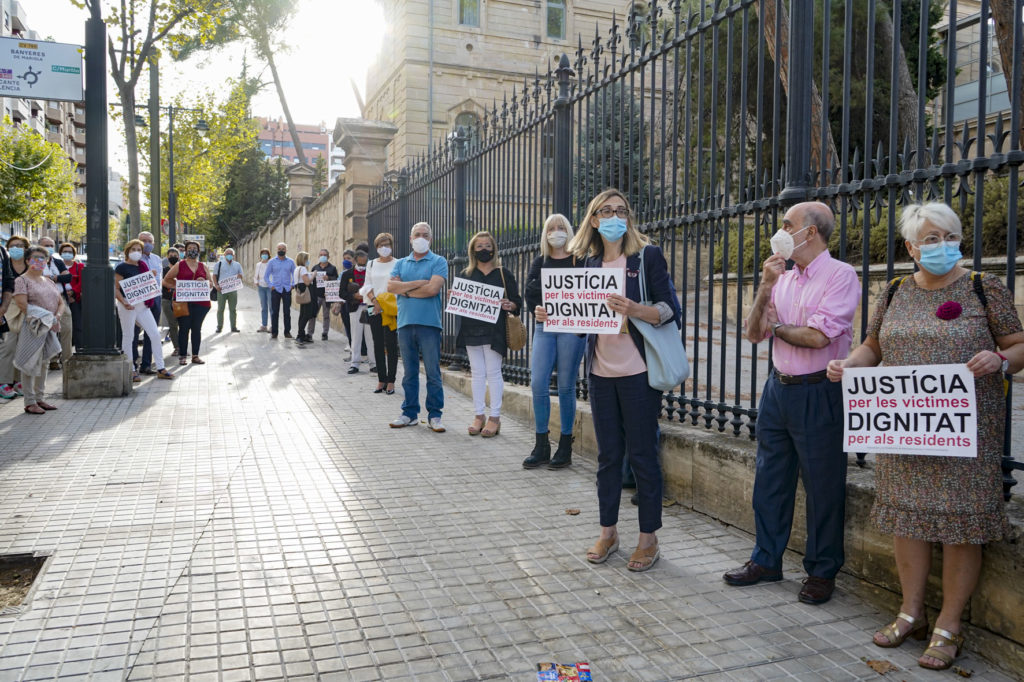 Protesta afectados Domus Vi