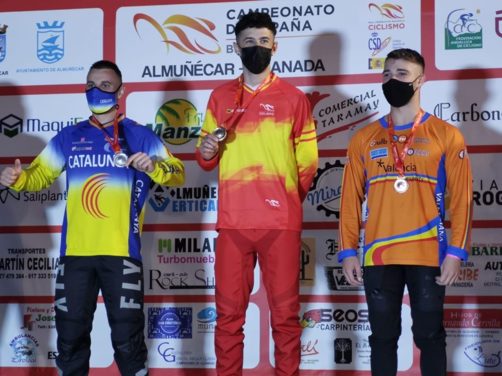 Carlos Galera, tercer en el Nacional júnior de BMX