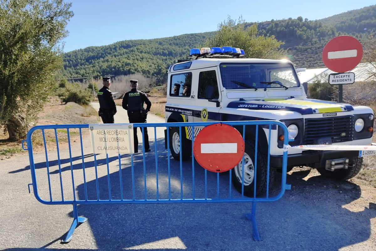 Controlan el cierre del Molí l’Ombria