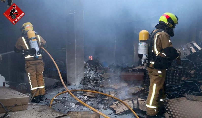 Incendi en un restaurant de Els Algars