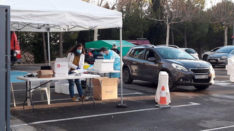 Es realitzen PCRs a escolars de l’Àrea de Salut