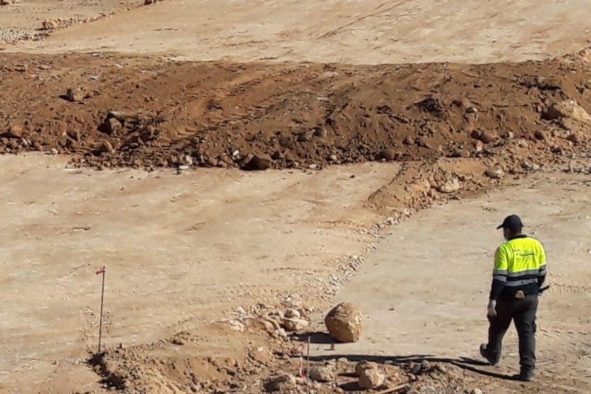 Avancen les obres del nou circuit de BMX en la zona de Trencacaps