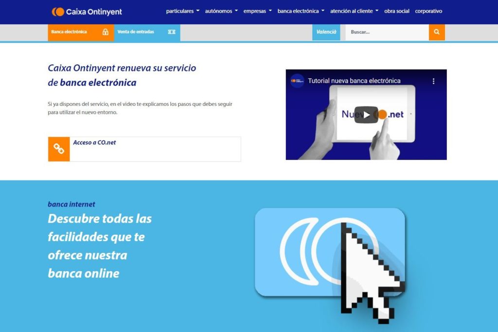 Incrementa el uso de la banca online en Caixa Ontinyent