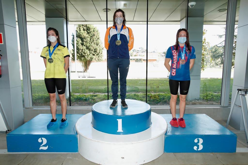 La banyerense Mariló Martí, bronce en el Nacional de natación