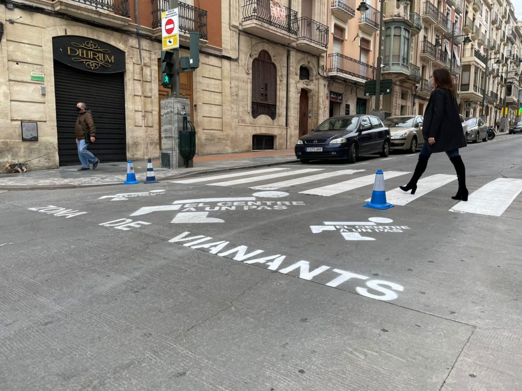 Se inicia la primera fase de la peatonalización del Centro de Alcoy