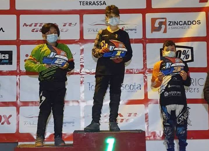 Xavi Cherro, tercero en la Copa de España BMX de Terrassa