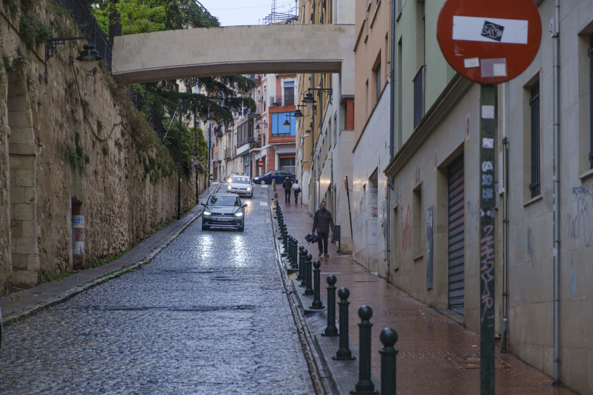 Obras en Sant Mateu de cara a la segunda fase de la peatonalización