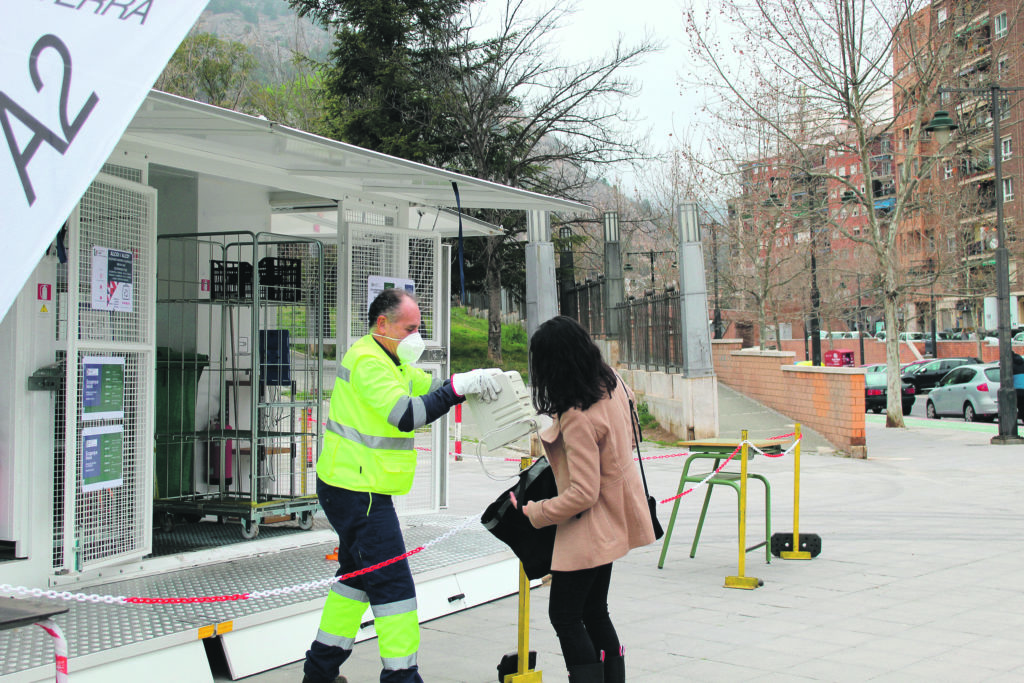 L'ecoparc mòbil recull 1.000 quilos de residus