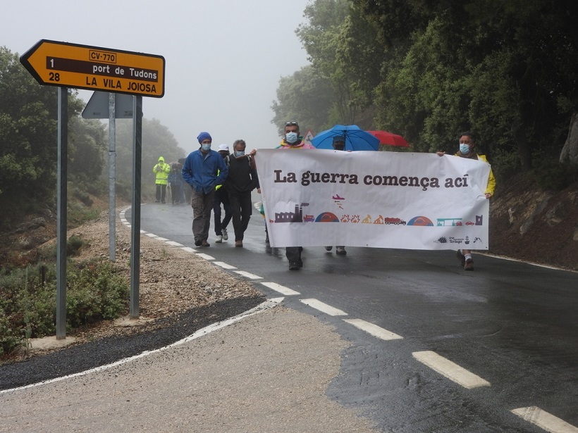 Vuelven a pedir el fin de la base militar de Aitana