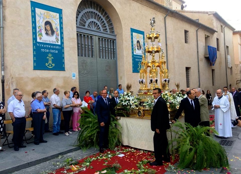Fiesta del Corpus dentro de las iglesias en la comarca