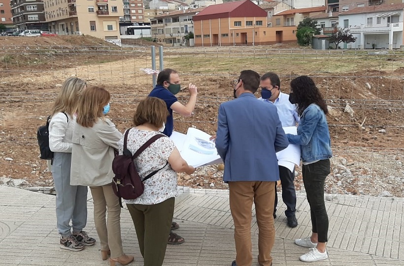 Visita a las obras del nuevo colegio San Juan Bosco