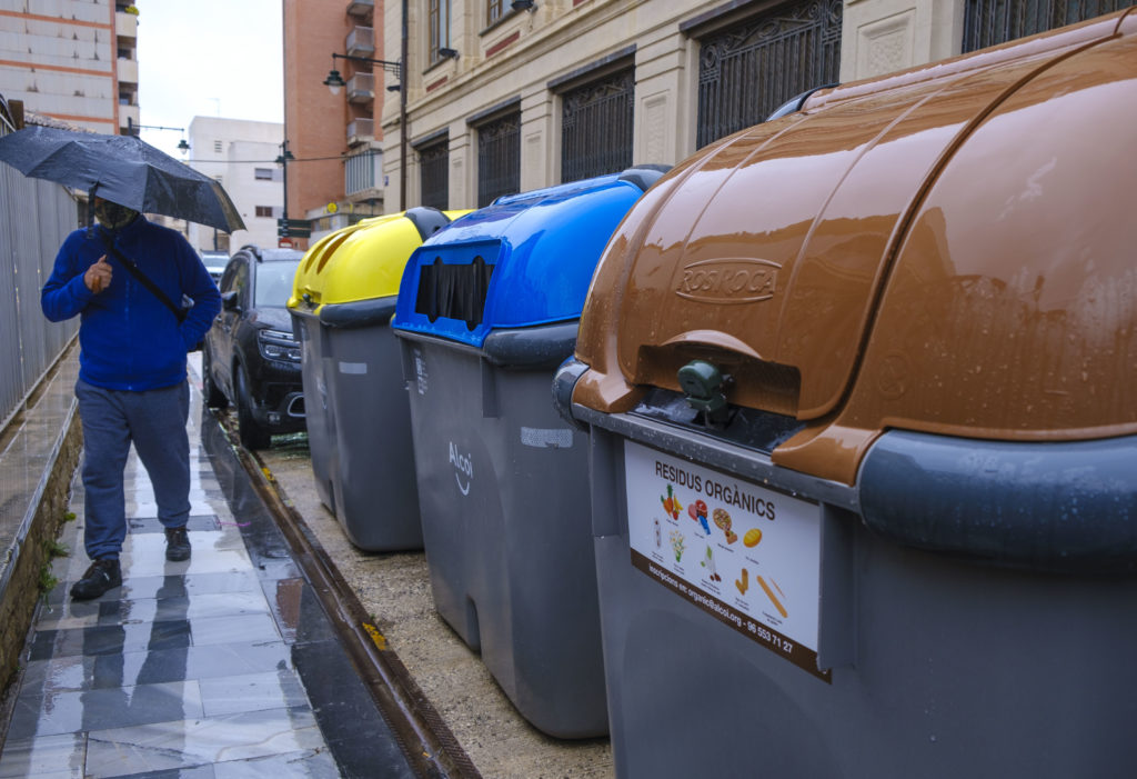 El reciclaje de residuos