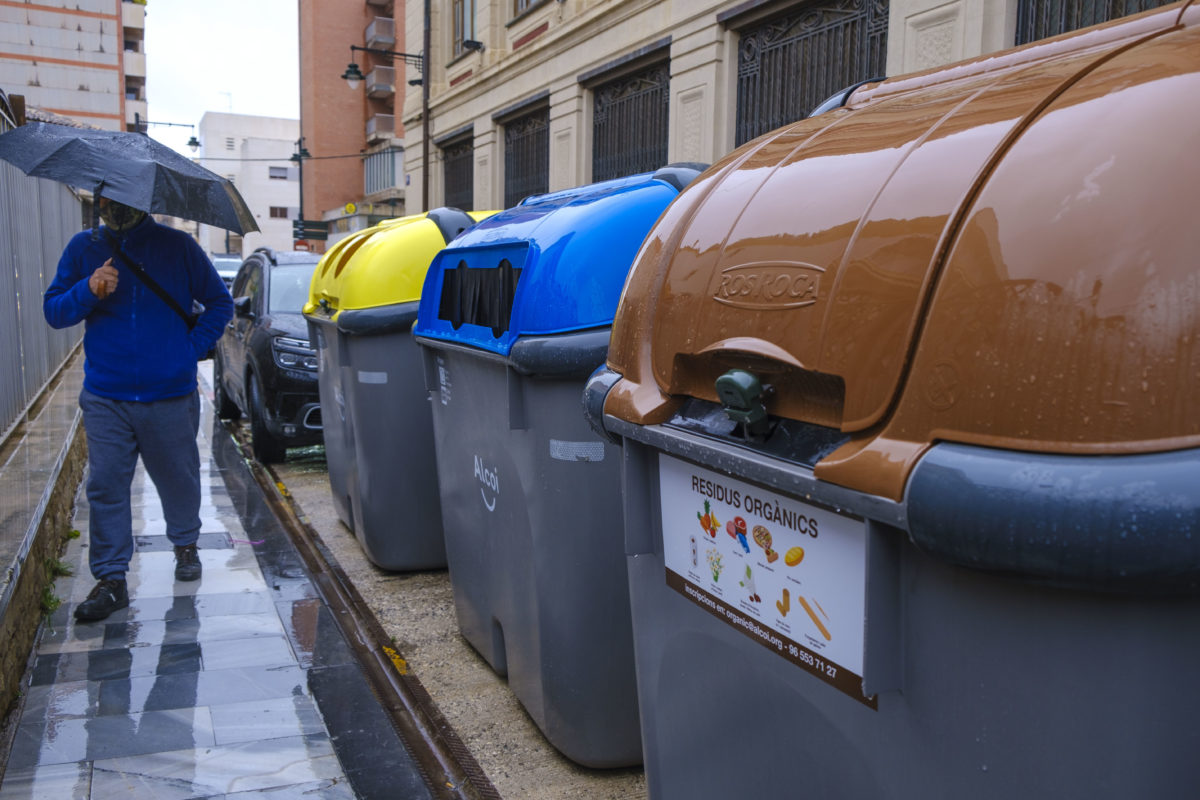 El reciclaje de residuos