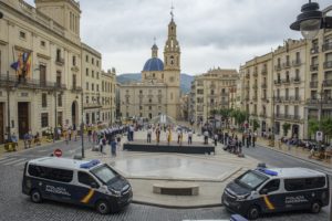 Homenatge a la Policia Nacional d'Alcoi