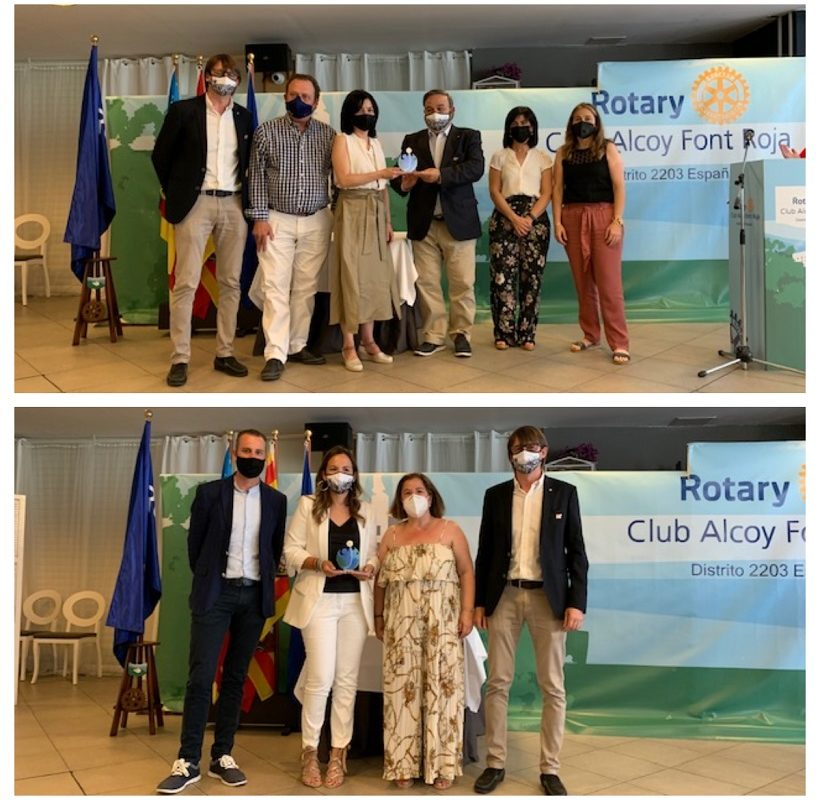 Judit Pla y AIN, Premios Valora del Rotary Club Font Roja