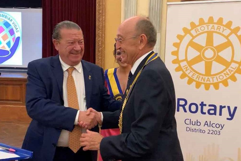 José Vicente Vidal, nuevo presidente del Rotary Club Alcoy