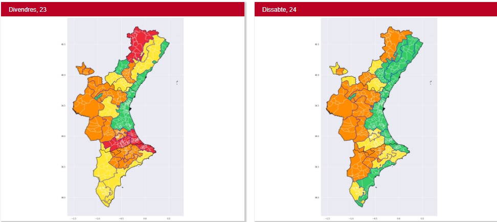 Sanidad activa la alerta naranja