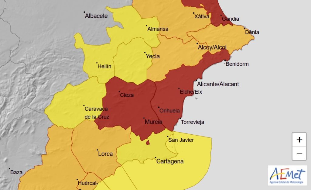 Decretada l'alerta taronja