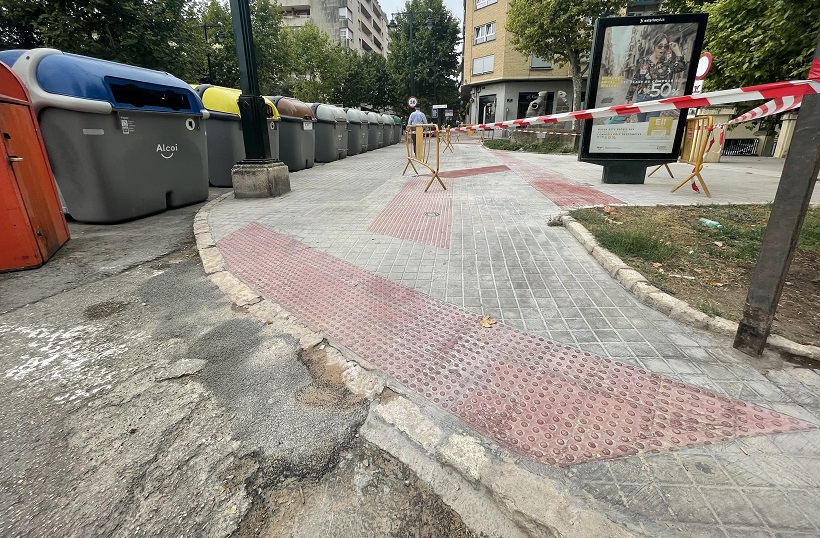 Obras de accesibilidad en diversos barrios