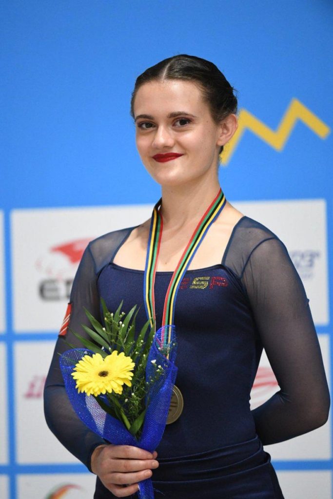 La patinadora Andrea Silva, al Mundial de Paraguay