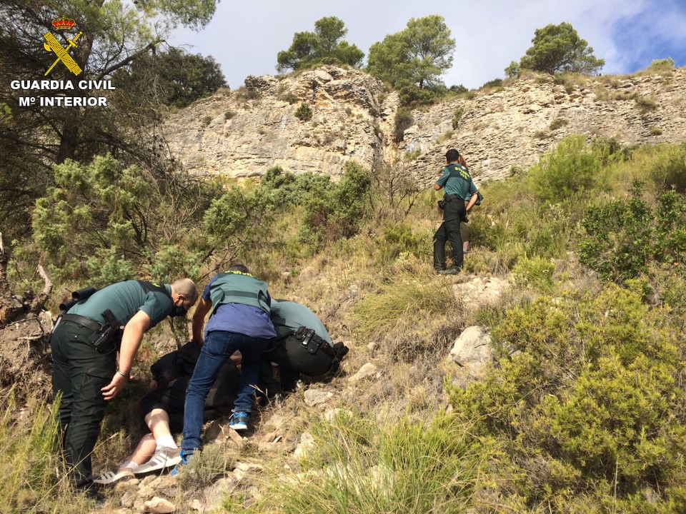 La Guàrdia Civil rescata a un home