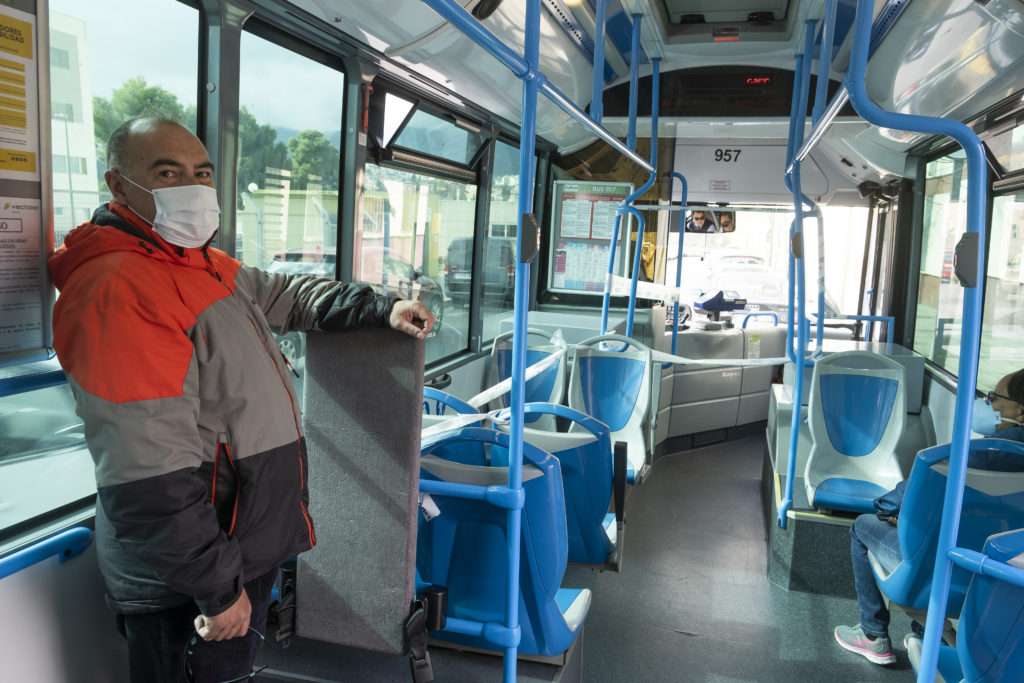 nota al autobús de Alcoy