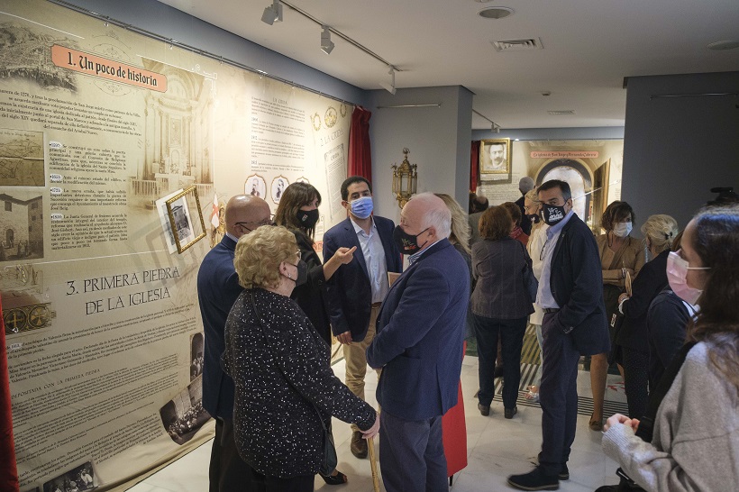 Impactante exposición sobre la historia de la iglesia de Sant Jordi
