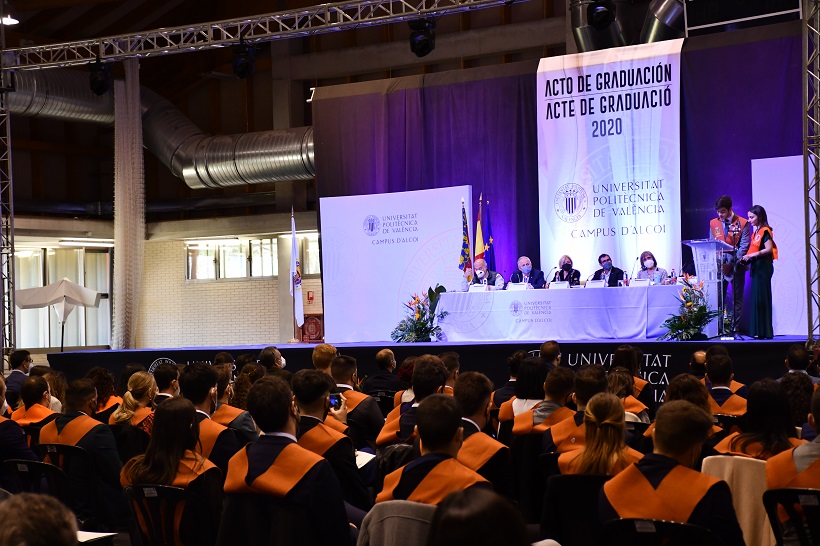 El Campus de Alcoy de la UPV celebra la Graduación del curso 2019-2020