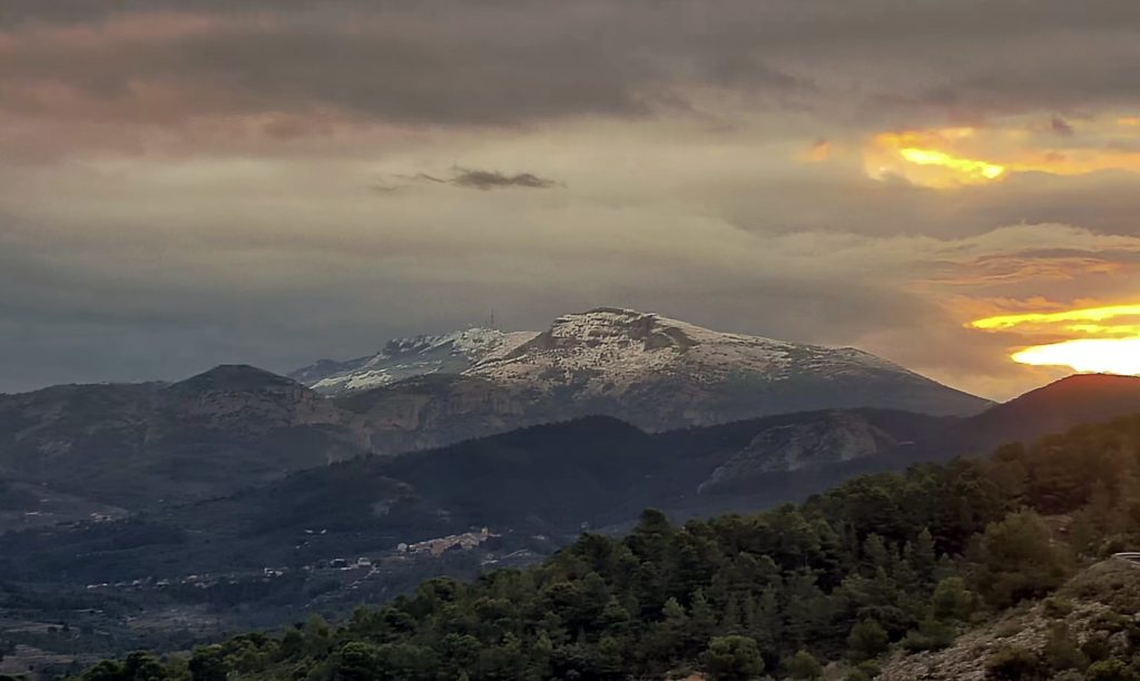 Primeras nieves en la comarca