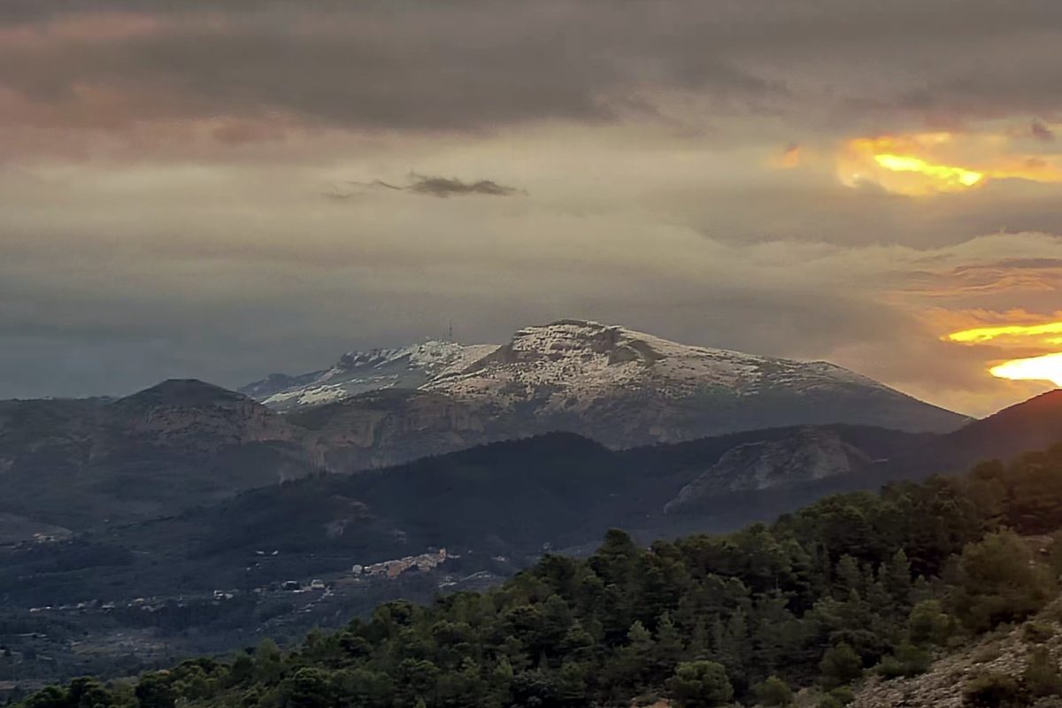 Primeras nieves en la comarca