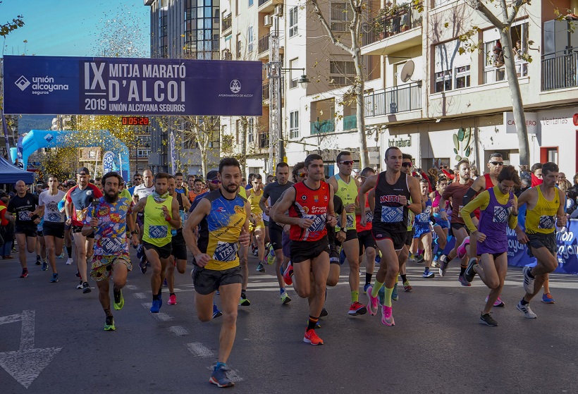 La Media Maratón Unión Alcoyana Seguros cierra la inscripción en cerca de 1.600 participantes