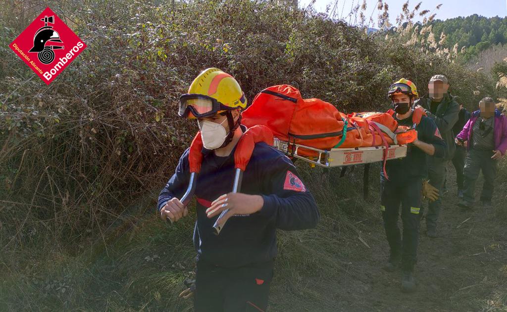 Rescaten a una senderista ferida