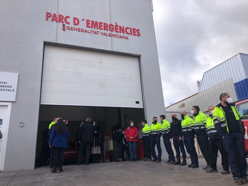 El nuevo parque de los bomberos forestales de Alcoy está en marcha