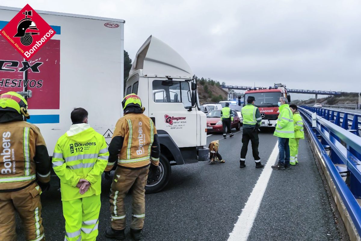 Retencions quilomètriques en l'autovia