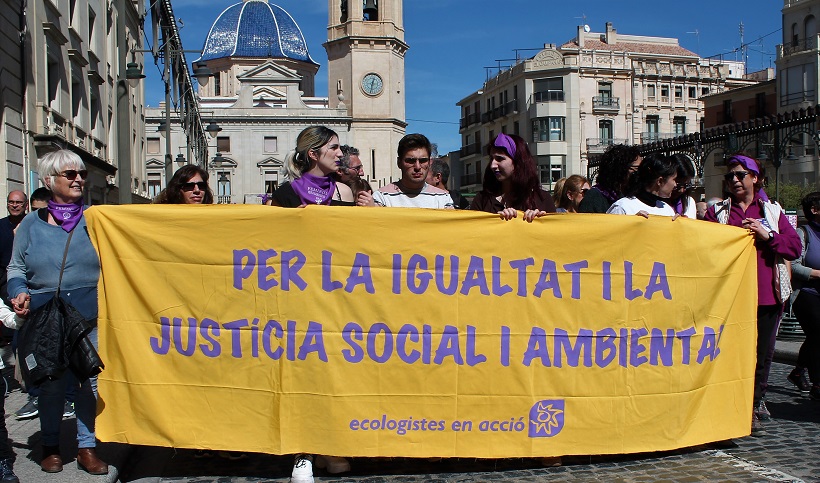 La reivindicació del 8M torna al carrer centrada en l’ecofeminisme