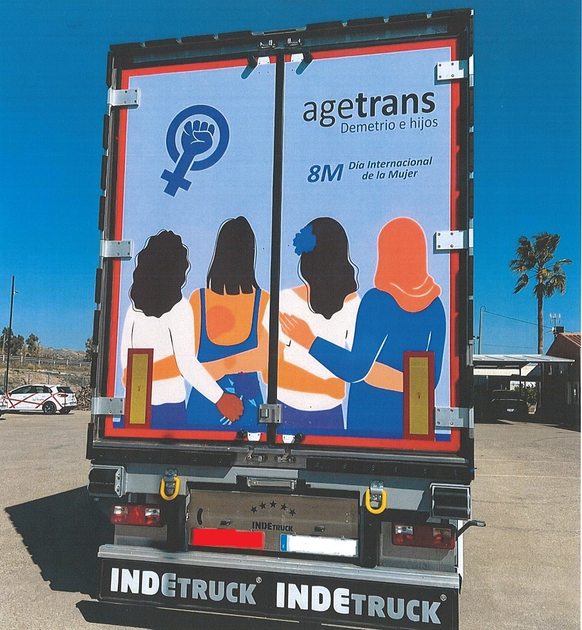 Indetruck realiza 100 camiones conmemorativos del Día de la Mujer