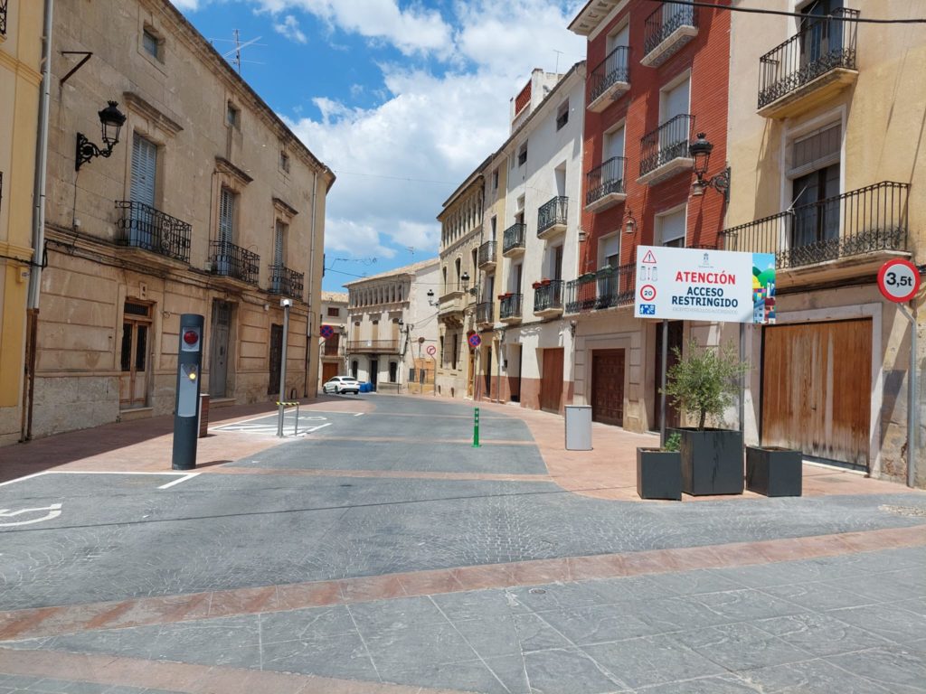 Peatonalización del casco antiguo de Ibi