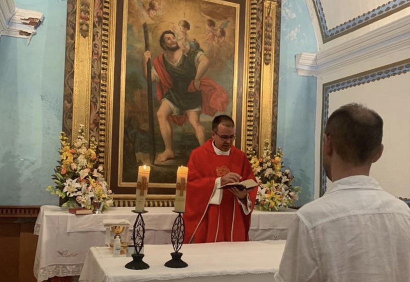 Los conductores de la comarca celebraron la fiesta de su patrón en Cocentaina