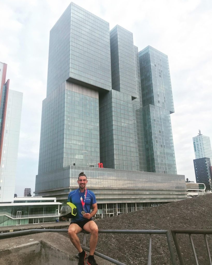 Andrés Blanquer se cuelga dos medallas en los “World Police & Fire Games” de Rotterdam