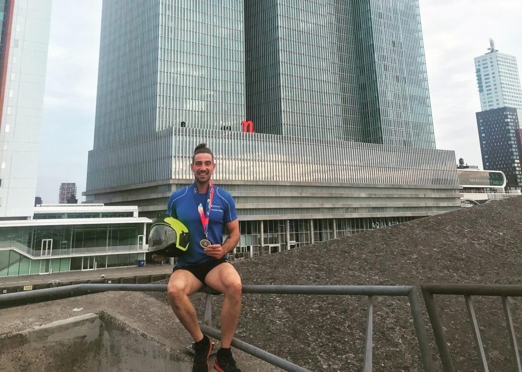 Andrés Blanquer se cuelga dos medallas en los “World Police & Fire Games” de Rotterdam