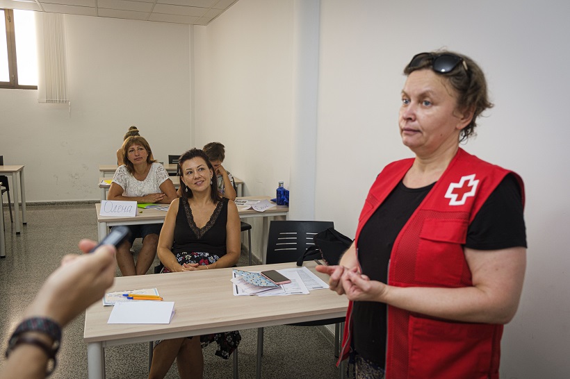 Llenguatge solidari: classes de castellà per als ucraïnesos