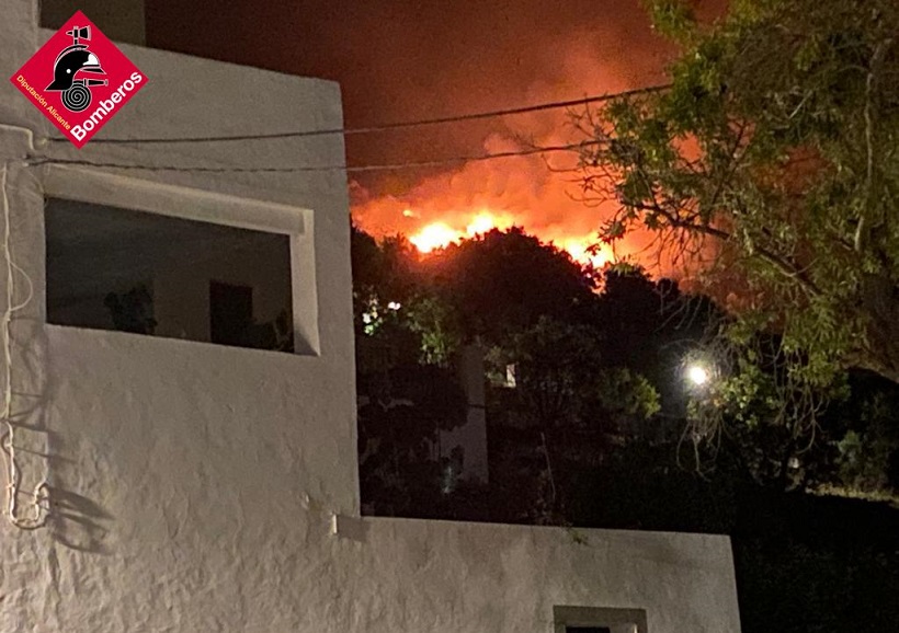 El incendio de la Vall d'Ebo ha calcinado ya 11.500 hectáreas