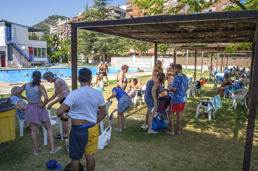 El agua continúa siendo la gran protagonista en el caluroso verano