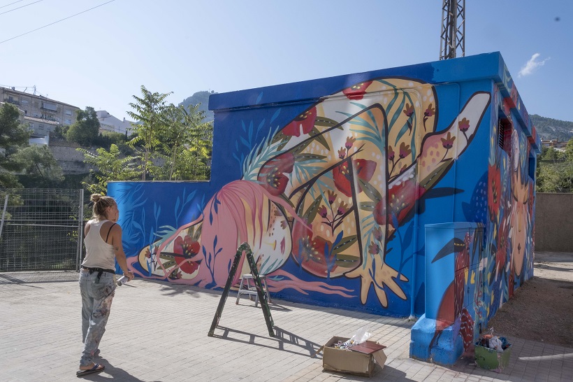 Alcoi potencia la cultura urbana amb rap i murals