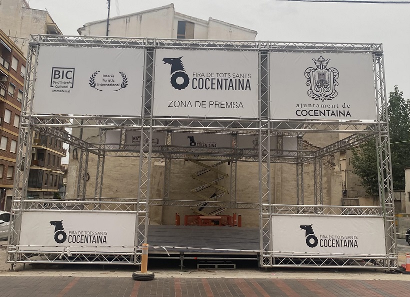 Més de 800 expositors es donaran cita enguany als carrers de Cocentaina