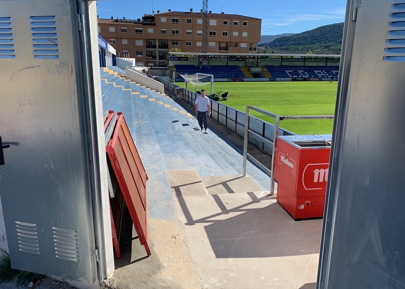 Habiliten un nou espai en el Collao per a l'afició visitant