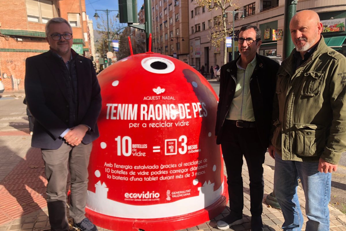 Alcoy y Ecovidrio promueven el reciclaje durante la Navidad